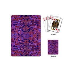 Intricate Patterned Textured  Playing Cards (mini)  by dflcprints