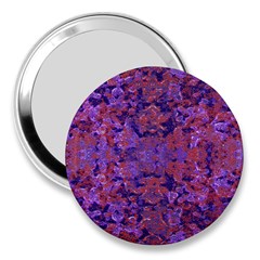 Intricate Patterned Textured  3  Handbag Mirrors by dflcprints