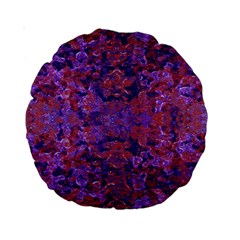 Intricate Patterned Textured  Standard 15  Premium Round Cushions by dflcprints