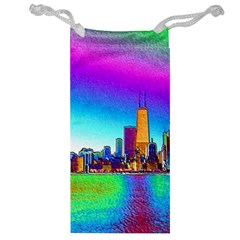 Chicago Colored Foil Effects Jewelry Bags