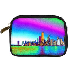 Chicago Colored Foil Effects Digital Camera Cases by canvasngiftshop