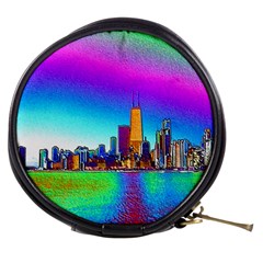 Chicago Colored Foil Effects Mini Makeup Bags