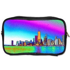 Chicago Colored Foil Effects Toiletries Bags 2-side