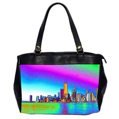 Chicago Colored Foil Effects Office Handbags (2 Sides) 