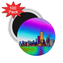 Chicago Colored Foil Effects 2.25  Magnets (100 pack) 