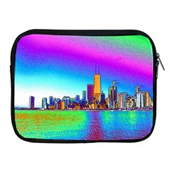 Chicago Colored Foil Effects Apple Ipad 2/3/4 Zipper Cases by canvasngiftshop