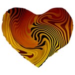 crazy Large 19  Premium Heart Shape Cushion Front