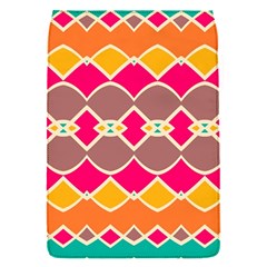 Symmetric Shapes In Retro Colors			removable Flap Cover (s) by LalyLauraFLM