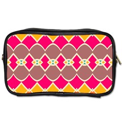 Symmetric Shapes In Retro Colors			toiletries Bag (one Side)