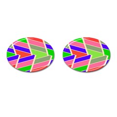 Symmetric Distorted Rectangles			cufflinks (oval) by LalyLauraFLM