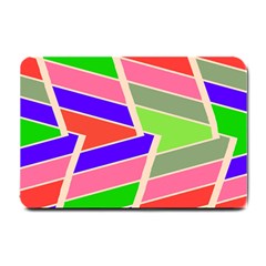 Symmetric Distorted Rectangles			small Doormat by LalyLauraFLM