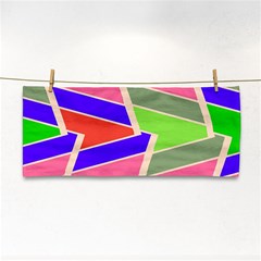 Symmetric Distorted Rectangles			hand Towel by LalyLauraFLM