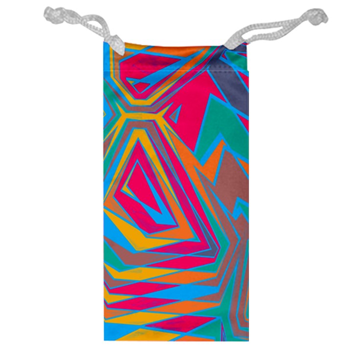 Distorted shapes Jewelry Bag