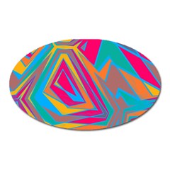 Distorted Shapes			magnet (oval) by LalyLauraFLM