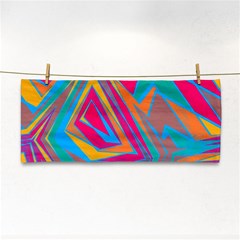 Distorted Shapes			hand Towel by LalyLauraFLM