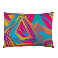 Distorted Shapes			pillow Case by LalyLauraFLM