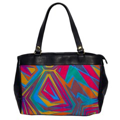 Distorted Shapes			oversize Office Handbag by LalyLauraFLM