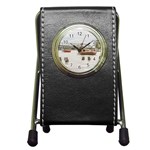 Boats At Santa Lucia River In Montevideo Uruguay Pen Holder Desk Clocks Front