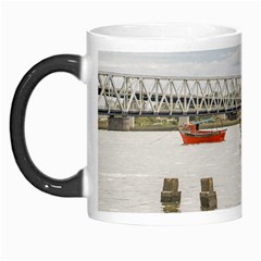 Boats At Santa Lucia River In Montevideo Uruguay Morph Mugs by dflcprints