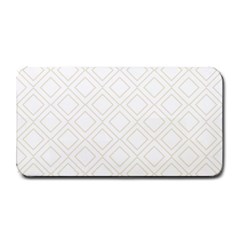 Elegant Beige Modern Pattern Design Medium Bar Mats by FowlDesigns