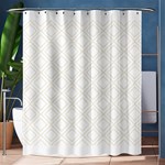 Elegant Beige Modern Pattern Design Shower Curtain 60  x 72  (Medium)  60 x72  Curtain