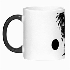 Tropical Scene Island Sunset Illustration Morph Mugs