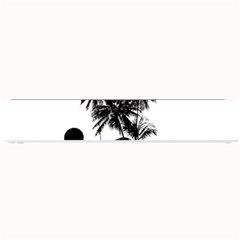 Tropical Scene Island Sunset Illustration Small Bar Mats by dflcprints