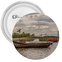 Fishing And Sailboats At Santa Lucia River In Montevideo 3  Buttons by dflcprints