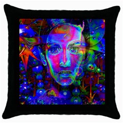 Night Dancer Throw Pillow Cases (black) by icarusismartdesigns