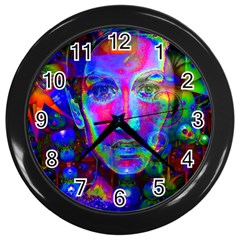 Night Dancer Wall Clocks (black) by icarusismartdesigns