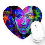 Night Dancer Heart Mousepads Front