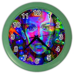 Night Dancer Color Wall Clocks by icarusismartdesigns