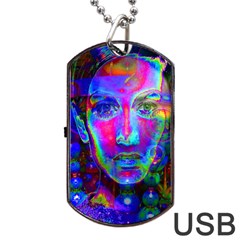 Night Dancer Dog Tag Usb Flash (two Sides)  by icarusismartdesigns