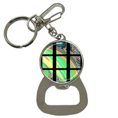 Black Window With Colorful Tiles Bottle Opener Key Chains by digitaldivadesigns