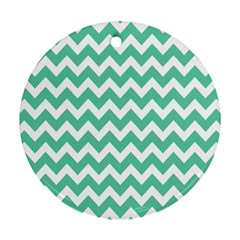 Chevron Pattern Gifts Ornament (round) 