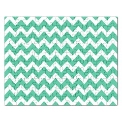 Chevron Pattern Gifts Rectangular Jigsaw Puzzl by GardenOfOphir