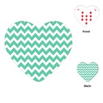 Chevron Pattern Gifts Playing Cards (Heart)  Front