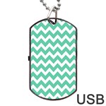 Chevron Pattern Gifts Dog Tag USB Flash (One Side) Front