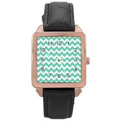 Chevron Pattern Gifts Rose Gold Watches