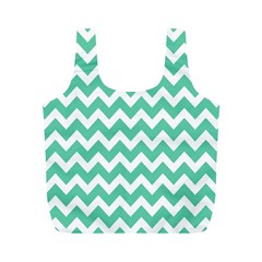 Chevron Pattern Gifts Full Print Recycle Bags (m) 