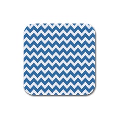 Chevron Pattern Gifts Rubber Square Coaster (4 Pack)  by GardenOfOphir