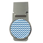 Chevron Pattern Gifts Money Clips (Round)  Front