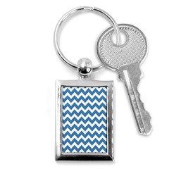 Chevron Pattern Gifts Key Chains (rectangle)  by GardenOfOphir