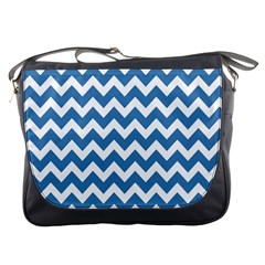 Chevron Pattern Gifts Messenger Bags by GardenOfOphir