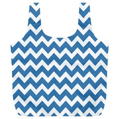 Chevron Pattern Gifts Full Print Recycle Bags (l)  by GardenOfOphir