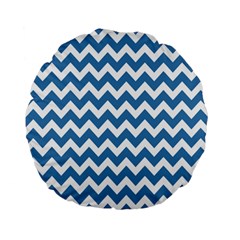 Chevron Pattern Gifts Standard 15  Premium Flano Round Cushions by GardenOfOphir