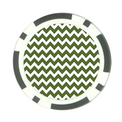 Chevron Pattern Gifts Poker Chip Card Guards by GardenOfOphir