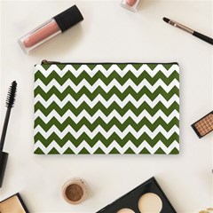 Chevron Pattern Gifts Cosmetic Bag (medium)  by GardenOfOphir