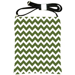 Chevron Pattern Gifts Shoulder Sling Bags by GardenOfOphir