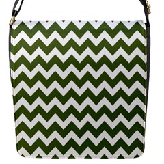 Chevron Pattern Gifts Flap Messenger Bag (s) by GardenOfOphir